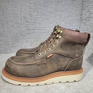 Tecovas LongHaul Mens Size US 8D Espresso Waterproof Moc Composite Toe Work Boot